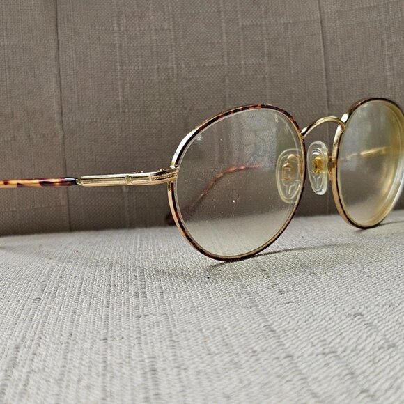 Vintage Loxuttica Women Eyeglasses Frame GOLDELETROPLATED Glasses Frame Italy main image 10
